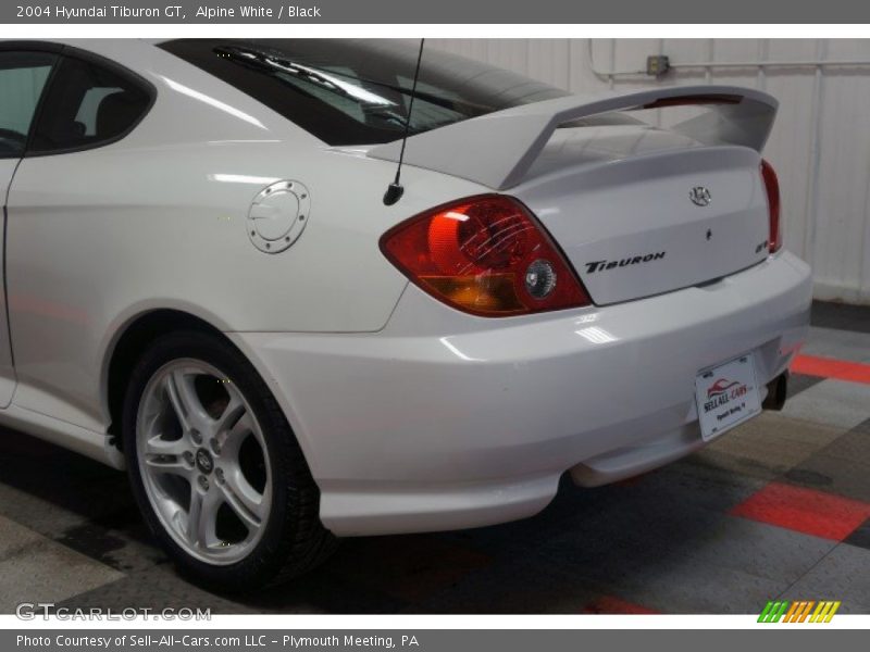 Alpine White / Black 2004 Hyundai Tiburon GT