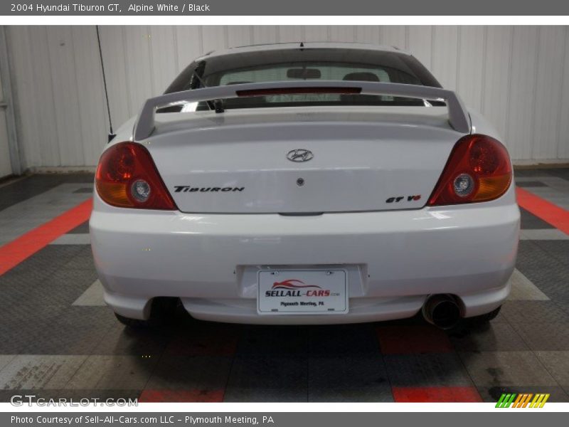 Alpine White / Black 2004 Hyundai Tiburon GT