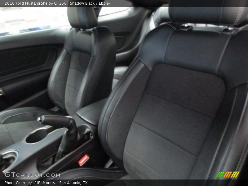 Front Seat of 2016 Mustang Shelby GT350