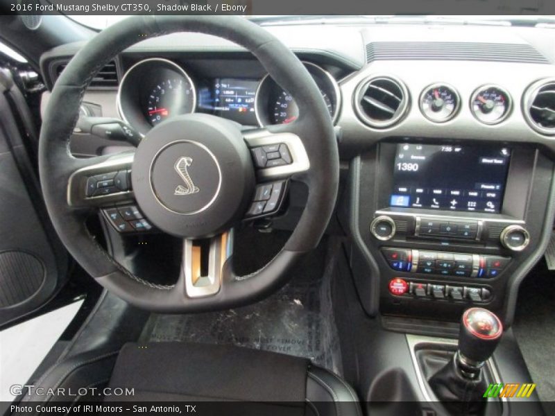  2016 Mustang Shelby GT350 Ebony Interior