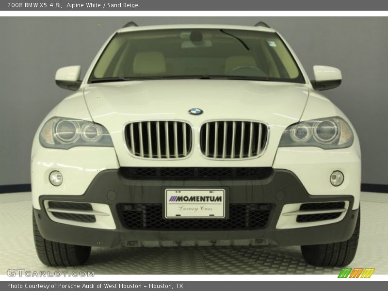 Alpine White / Sand Beige 2008 BMW X5 4.8i