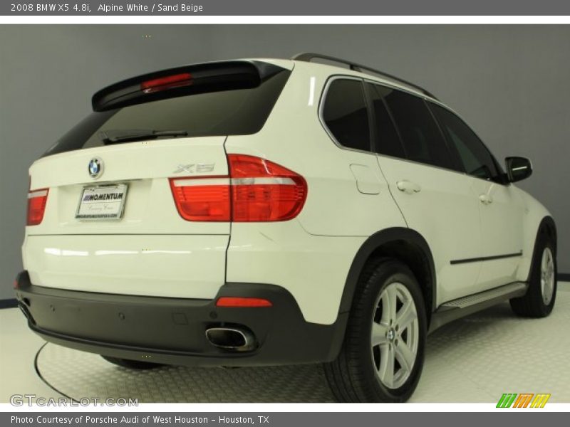 Alpine White / Sand Beige 2008 BMW X5 4.8i