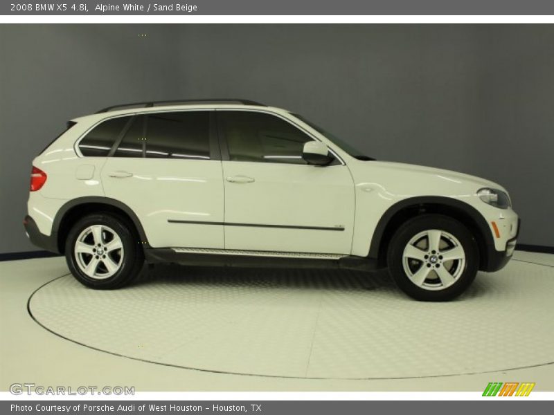Alpine White / Sand Beige 2008 BMW X5 4.8i