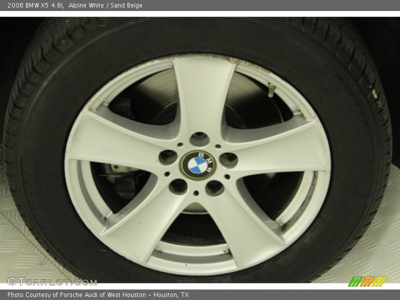 Alpine White / Sand Beige 2008 BMW X5 4.8i