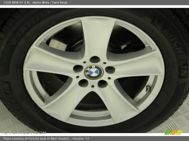 Alpine White / Sand Beige 2008 BMW X5 4.8i