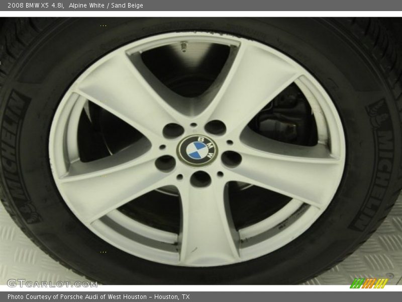 Alpine White / Sand Beige 2008 BMW X5 4.8i