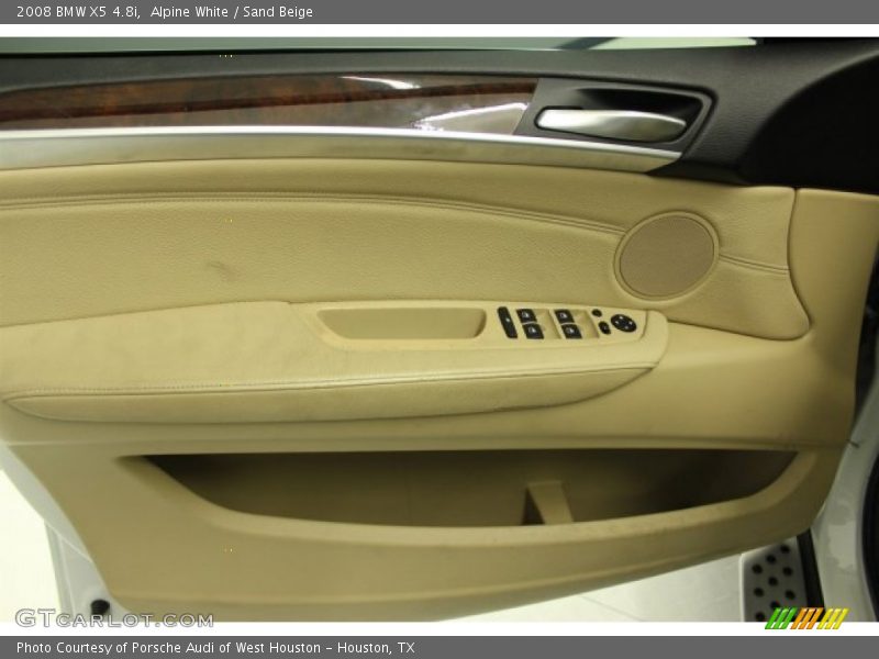 Alpine White / Sand Beige 2008 BMW X5 4.8i