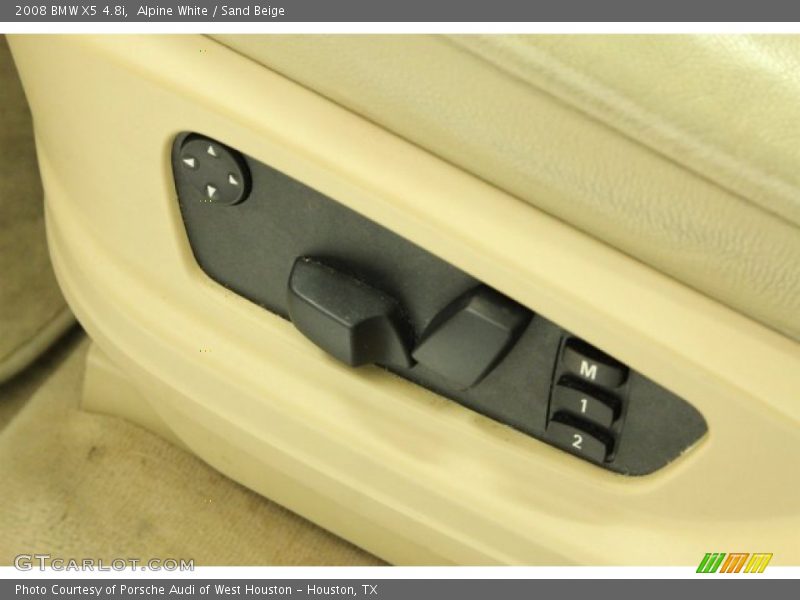Alpine White / Sand Beige 2008 BMW X5 4.8i