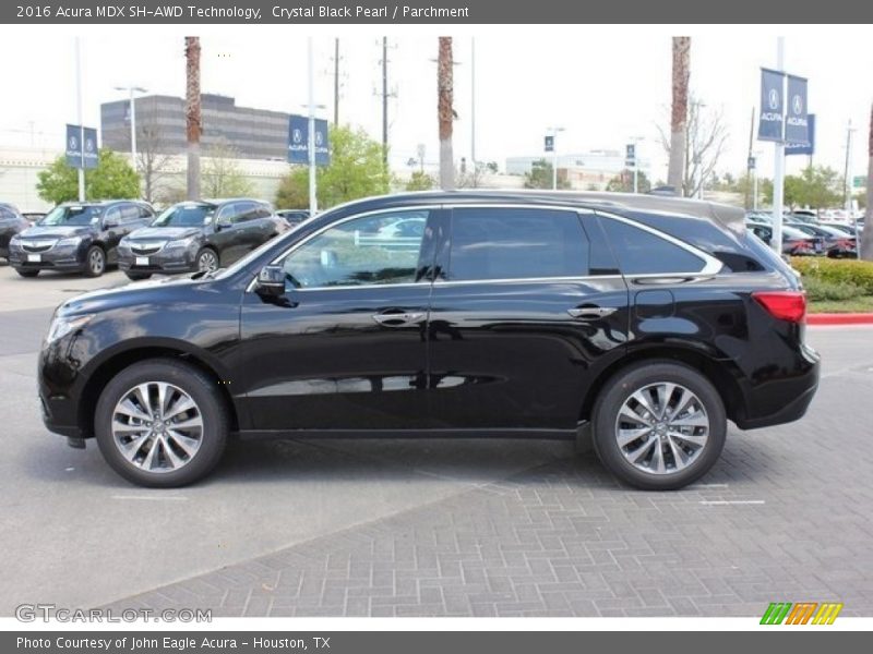Crystal Black Pearl / Parchment 2016 Acura MDX SH-AWD Technology