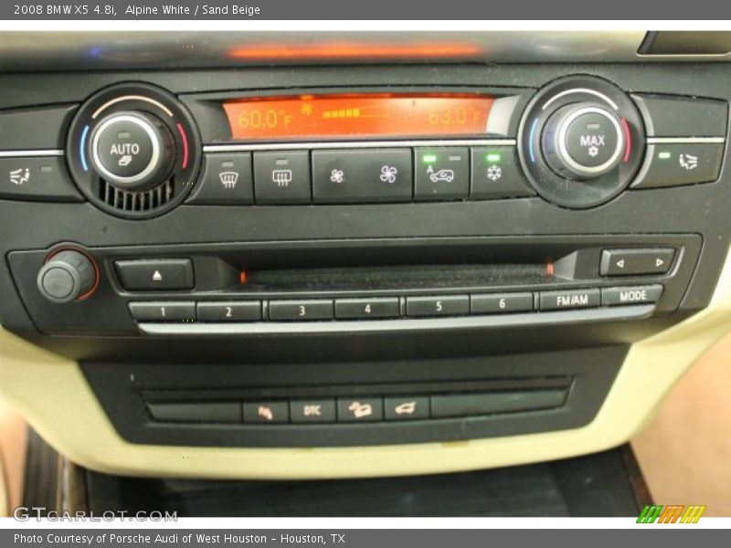 Alpine White / Sand Beige 2008 BMW X5 4.8i