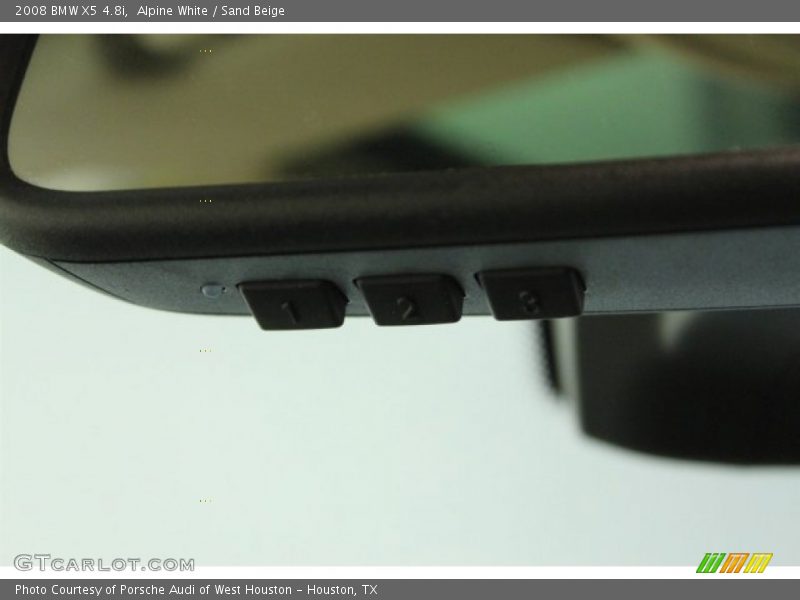 Alpine White / Sand Beige 2008 BMW X5 4.8i