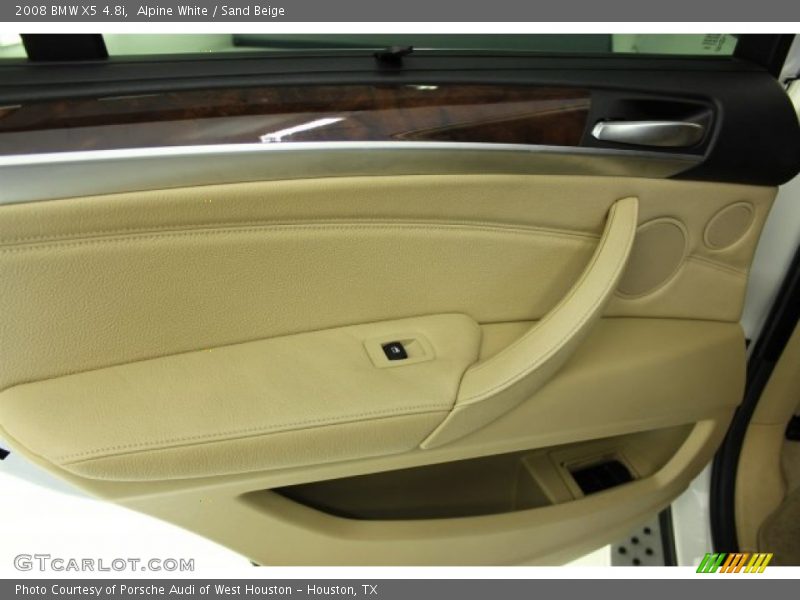 Alpine White / Sand Beige 2008 BMW X5 4.8i