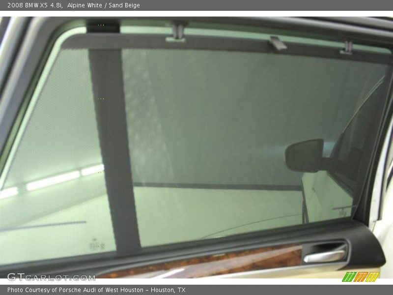 Alpine White / Sand Beige 2008 BMW X5 4.8i