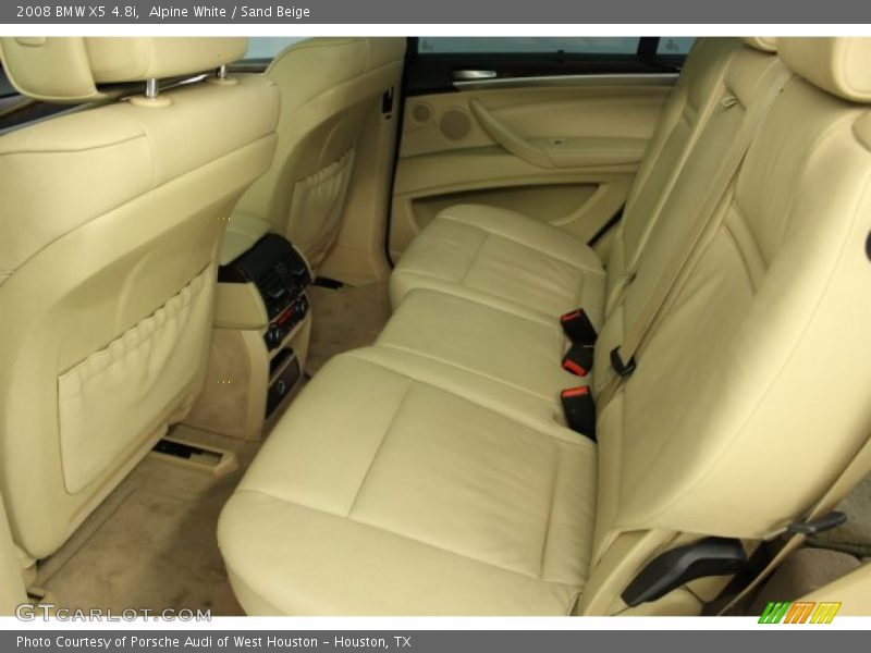 Alpine White / Sand Beige 2008 BMW X5 4.8i
