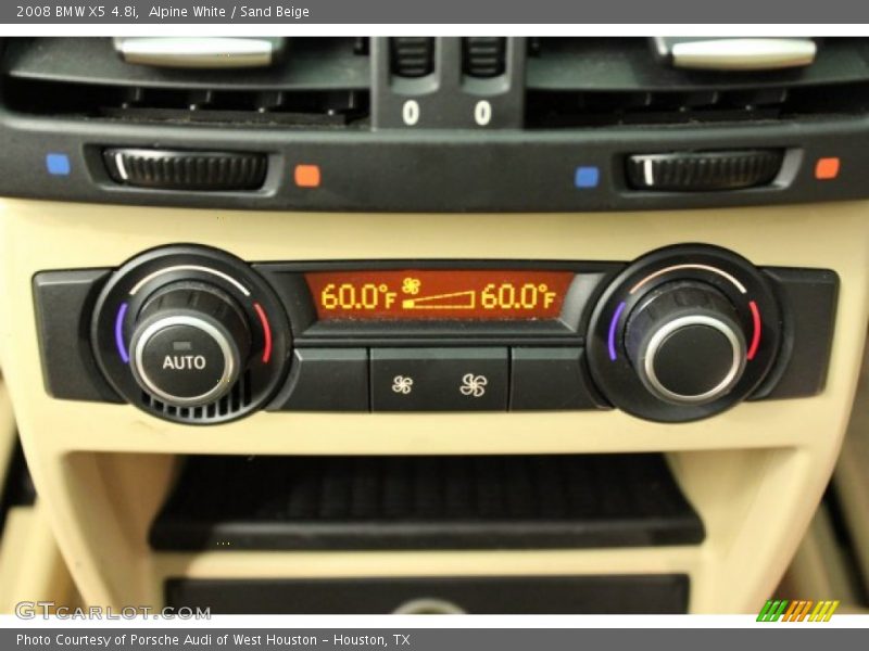 Alpine White / Sand Beige 2008 BMW X5 4.8i