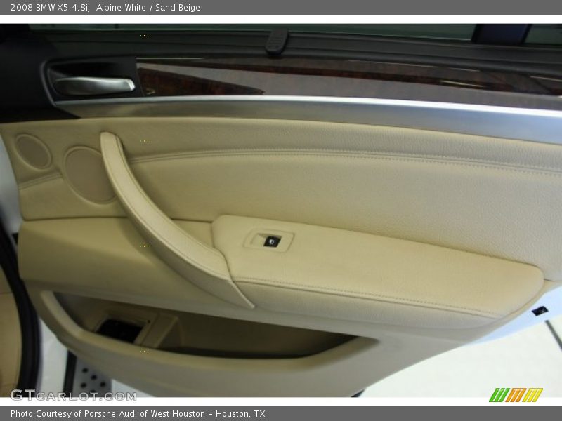 Alpine White / Sand Beige 2008 BMW X5 4.8i