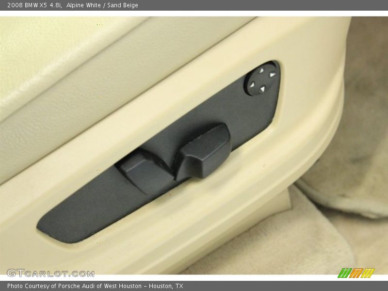Alpine White / Sand Beige 2008 BMW X5 4.8i
