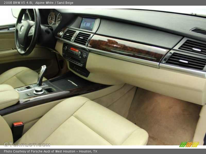 Alpine White / Sand Beige 2008 BMW X5 4.8i
