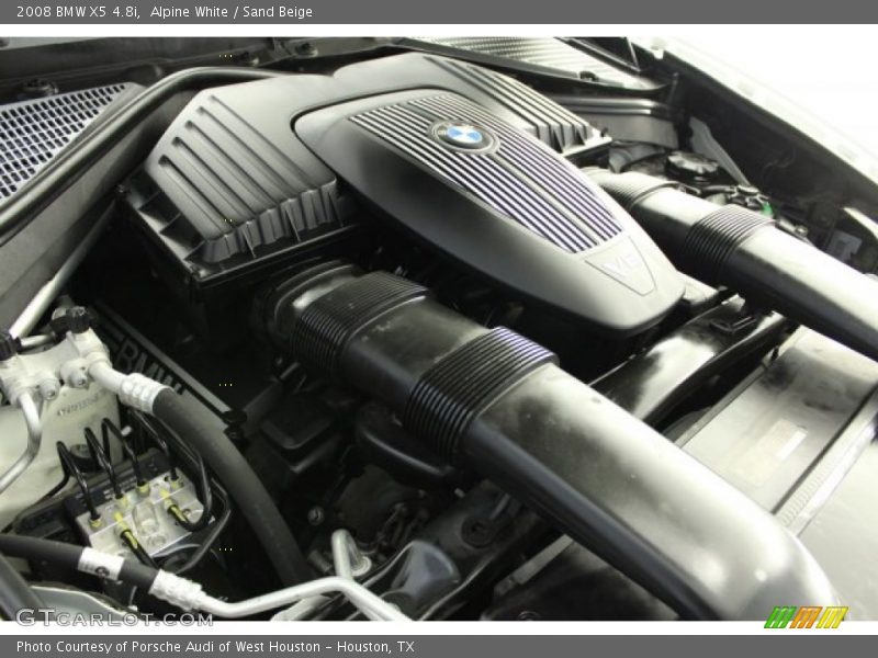 Alpine White / Sand Beige 2008 BMW X5 4.8i