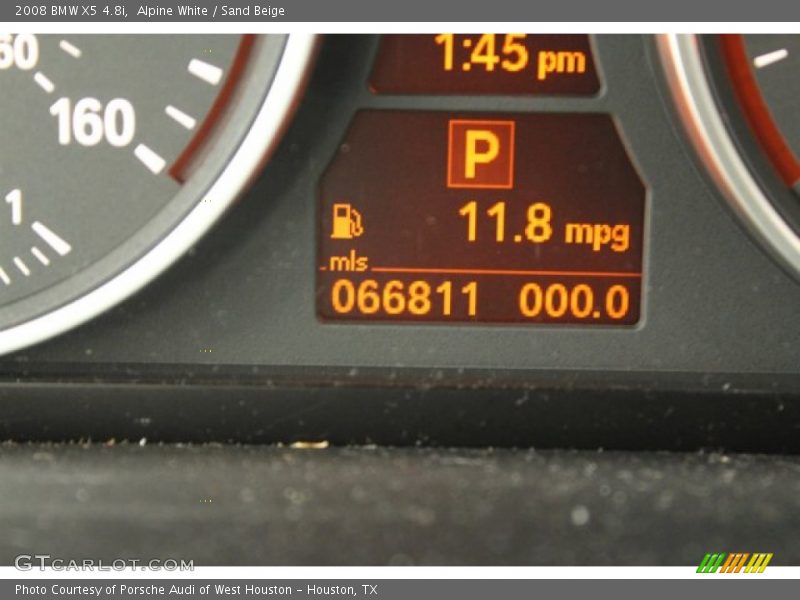 Alpine White / Sand Beige 2008 BMW X5 4.8i