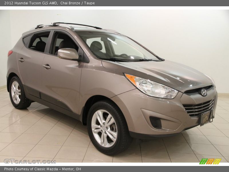 Chai Bronze / Taupe 2012 Hyundai Tucson GLS AWD