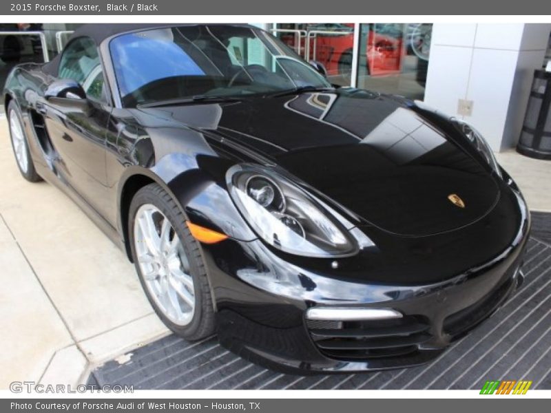 Black / Black 2015 Porsche Boxster