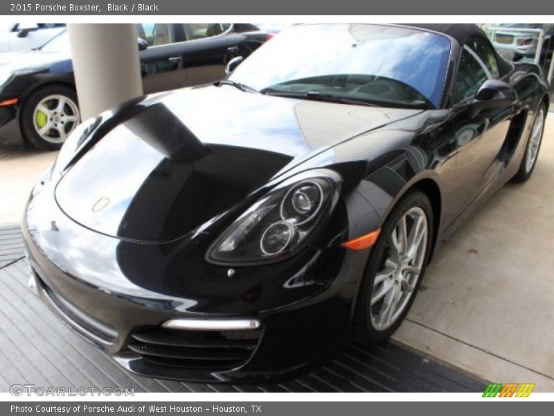 Black / Black 2015 Porsche Boxster