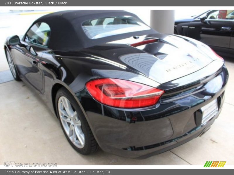 Black / Black 2015 Porsche Boxster