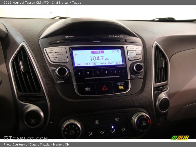 Chai Bronze / Taupe 2012 Hyundai Tucson GLS AWD
