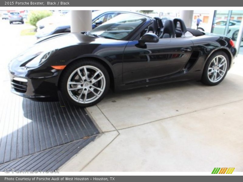 Black / Black 2015 Porsche Boxster