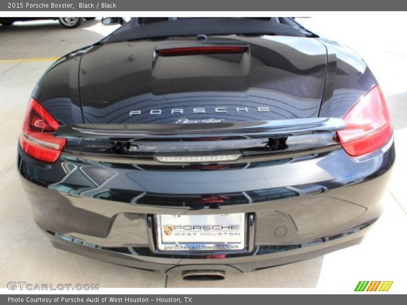 Black / Black 2015 Porsche Boxster