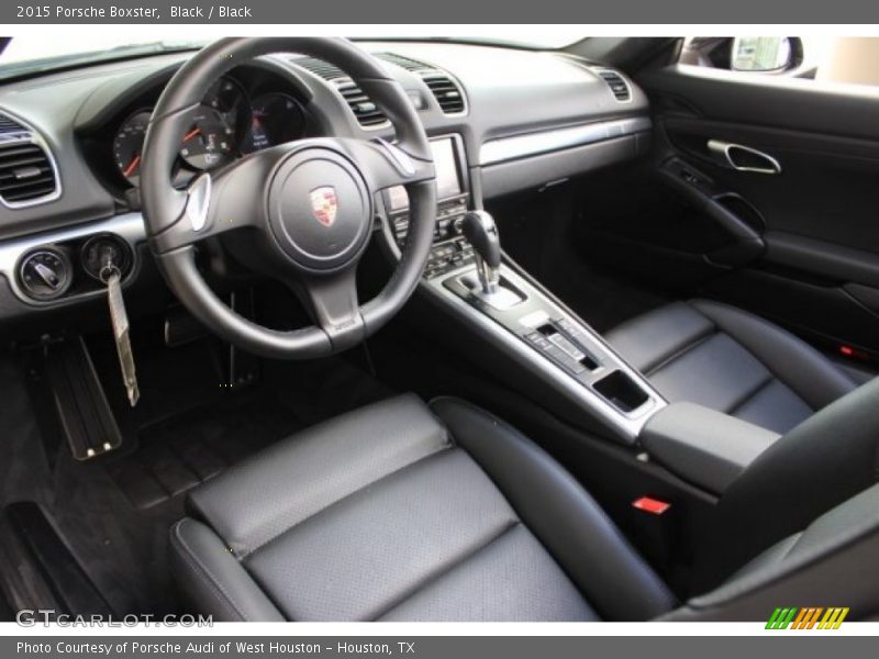 Black / Black 2015 Porsche Boxster