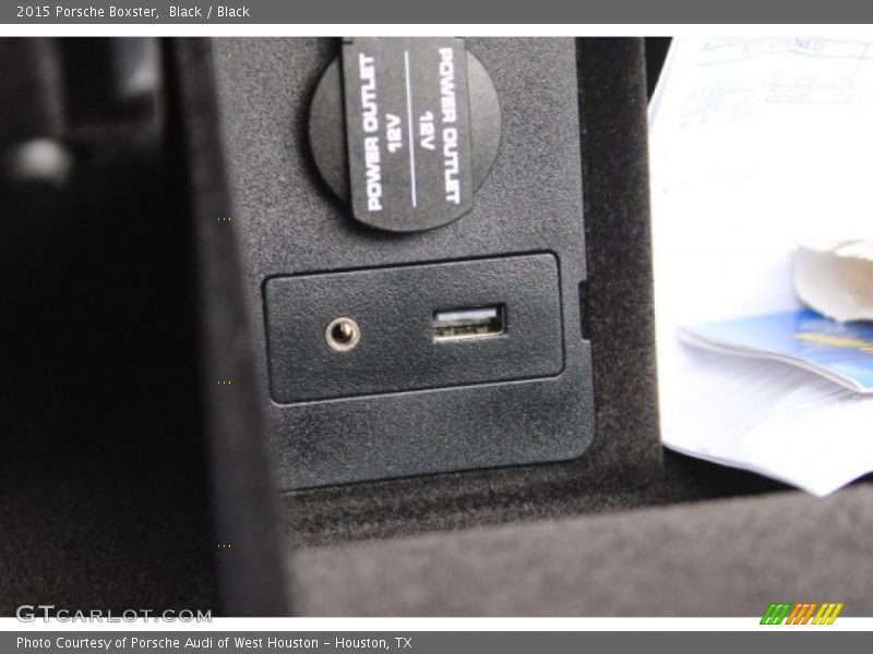 Black / Black 2015 Porsche Boxster