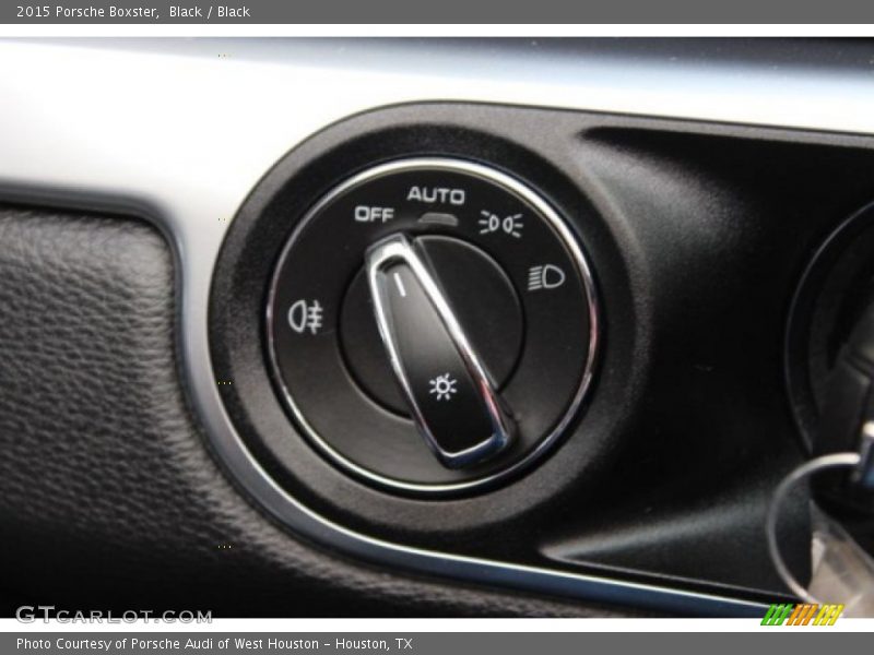 Black / Black 2015 Porsche Boxster