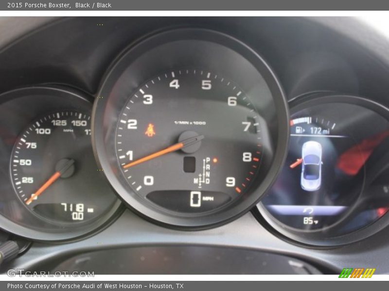 Black / Black 2015 Porsche Boxster