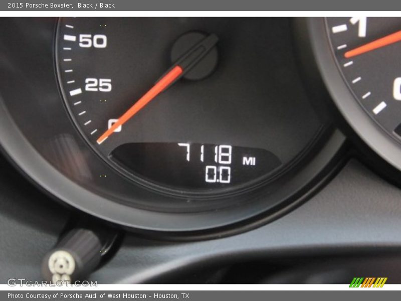 Black / Black 2015 Porsche Boxster