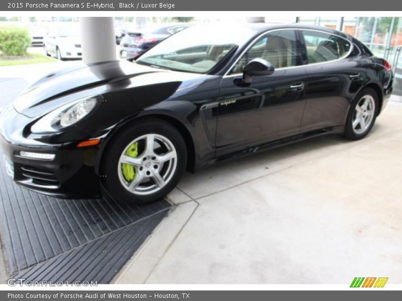 Black / Luxor Beige 2015 Porsche Panamera S E-Hybrid