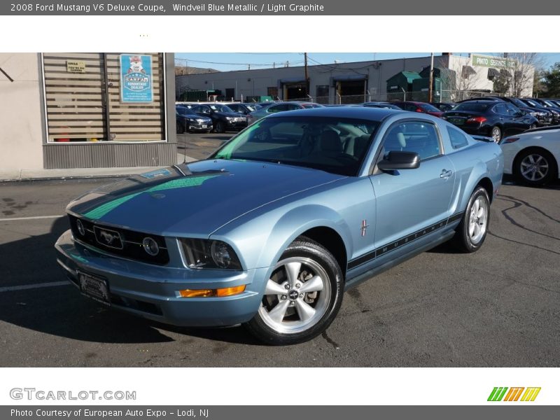 Front 3/4 View of 2008 Mustang V6 Deluxe Coupe