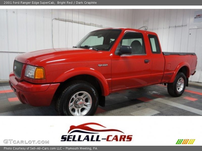 Bright Red / Dark Graphite 2001 Ford Ranger Edge SuperCab