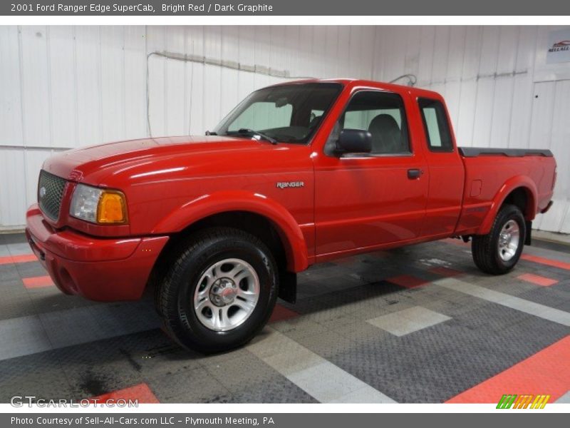 Bright Red / Dark Graphite 2001 Ford Ranger Edge SuperCab