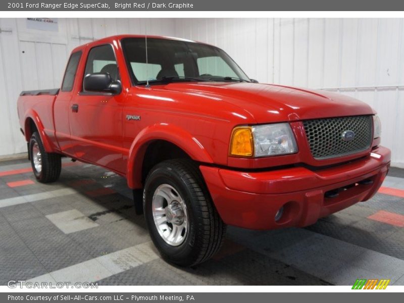 Bright Red / Dark Graphite 2001 Ford Ranger Edge SuperCab