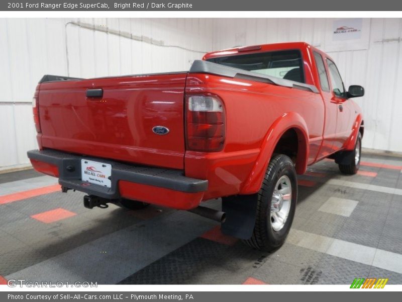 Bright Red / Dark Graphite 2001 Ford Ranger Edge SuperCab