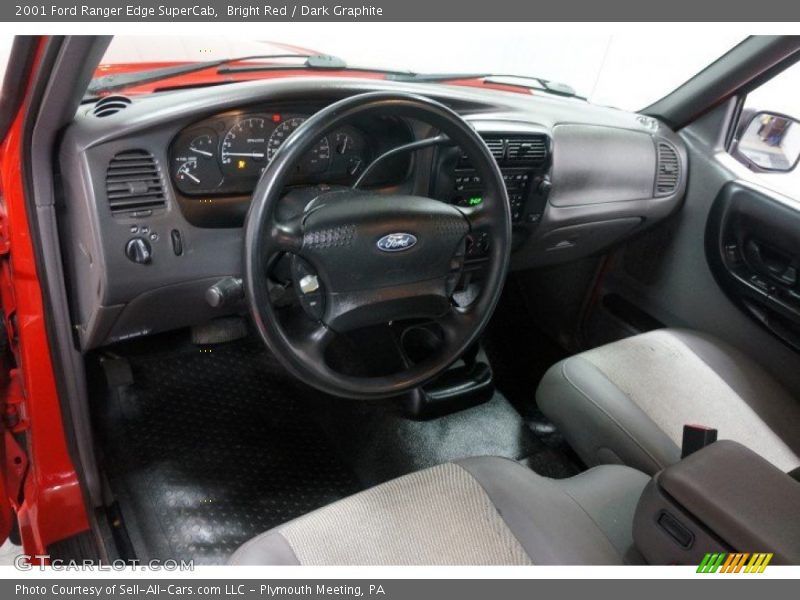 Bright Red / Dark Graphite 2001 Ford Ranger Edge SuperCab