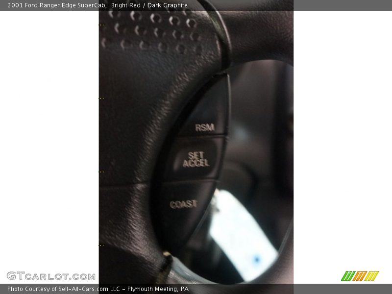 Bright Red / Dark Graphite 2001 Ford Ranger Edge SuperCab