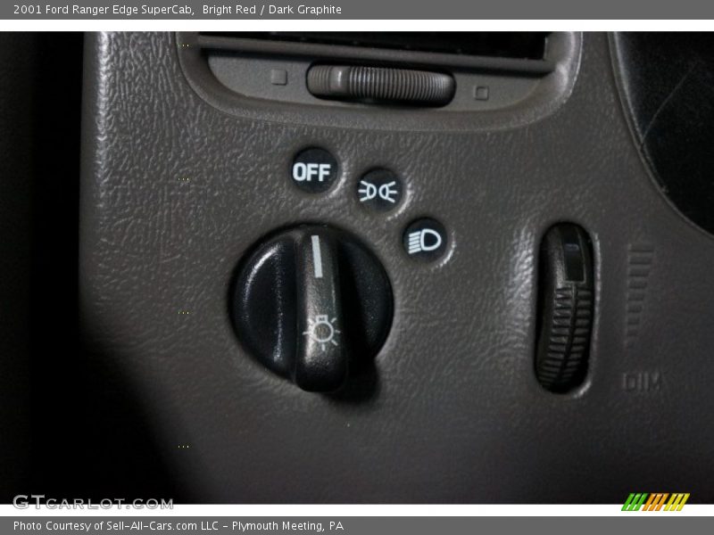 Bright Red / Dark Graphite 2001 Ford Ranger Edge SuperCab