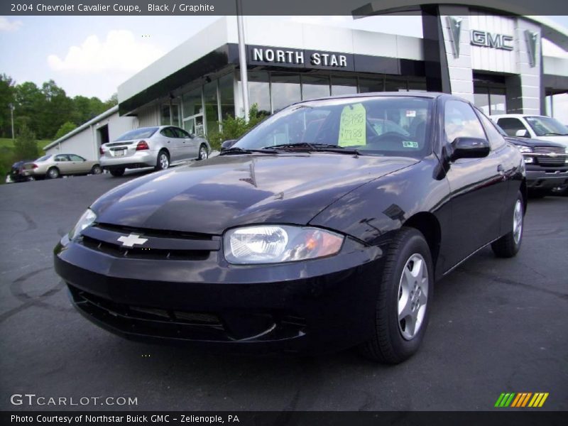 Black / Graphite 2004 Chevrolet Cavalier Coupe