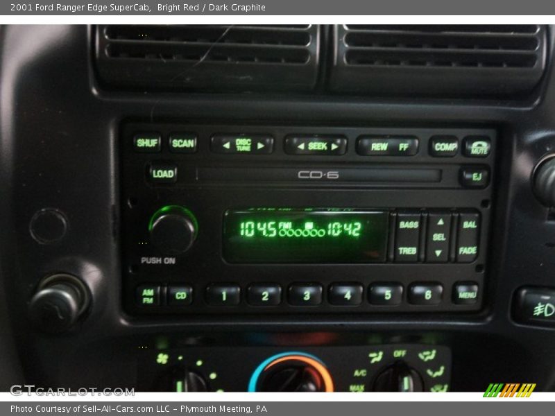 Bright Red / Dark Graphite 2001 Ford Ranger Edge SuperCab