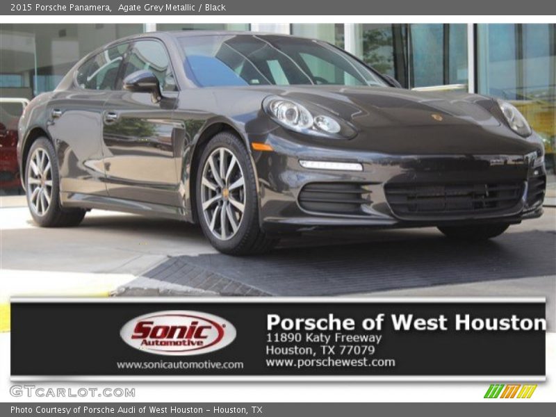 Agate Grey Metallic / Black 2015 Porsche Panamera