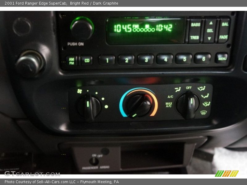 Bright Red / Dark Graphite 2001 Ford Ranger Edge SuperCab
