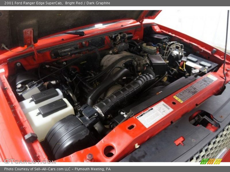 Bright Red / Dark Graphite 2001 Ford Ranger Edge SuperCab